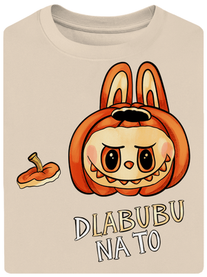 Dlabubu na to unisex tričko oversized Almond