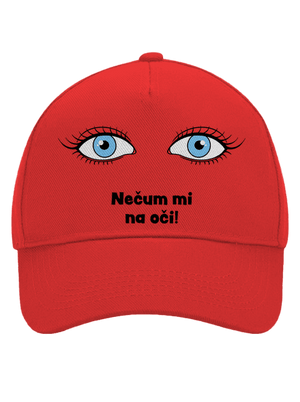 Nečum mi na oči kšiltovka baseballka Classic Red