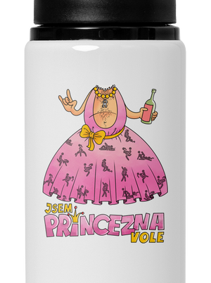 Jsem princezna lahev na vodu White
