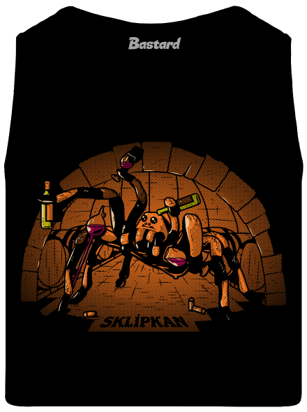 Sklípkan pánské tílko Black