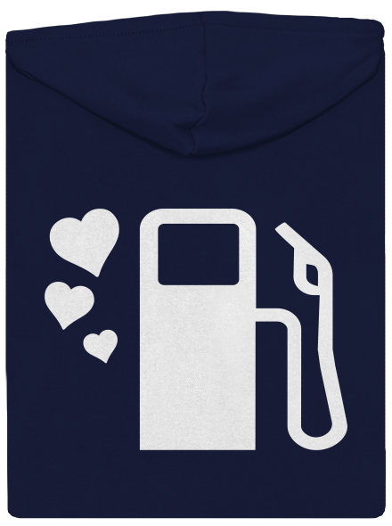 Plnou prosím pánská mikina na zip Navy