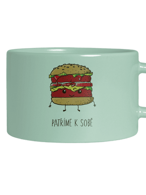 Patříme k sobě hrnek makronka Mint Macaron