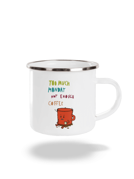 Pondělní kafe plecháček White