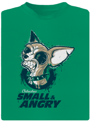 Čivava dětské sportovní tričko Kelly Green Mal