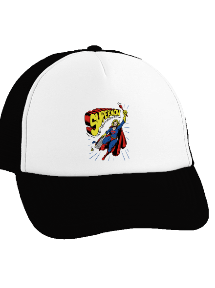 Supermom kšiltovka truckerka Black cap