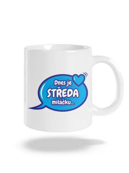 Dnes je středa klasický hrnek White