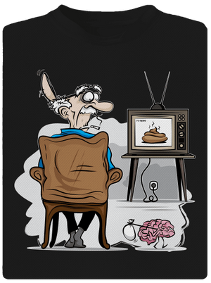 TV News dětské sportovní tričko Black