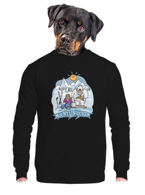 unisex mikina bez kapuce