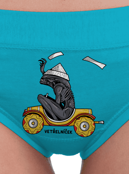 Vetřelníček dámské kalhotky Turquoise