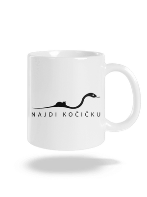 Najdi kočičku klasický hrnek White