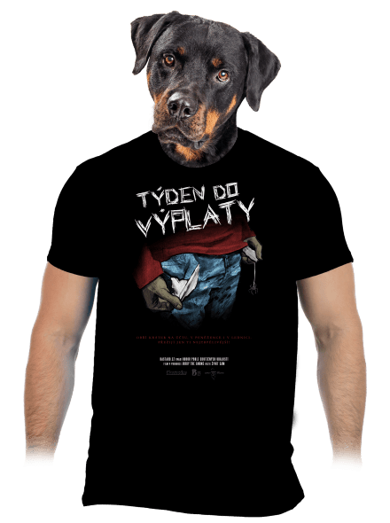 B13: Týden do výplaty pánské tričko Black