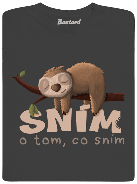 Sním o tom, co sním pánské dlouhý rukáv Dark Grey
