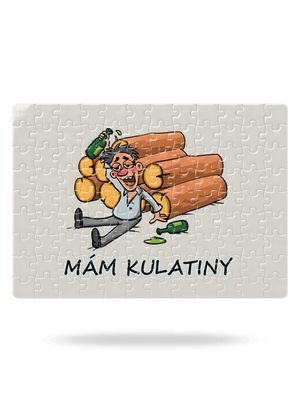 Mám kulatiny puzzle White
