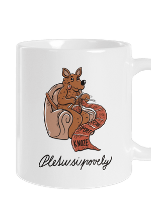 Pletu si povely klasický hrnek White