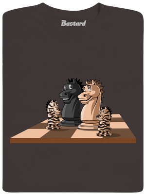 Šachová rodina pánské dlouhý rukáv Bear Brown