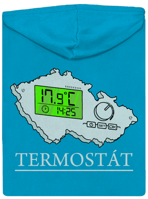Termostát dámská mikina na zip Blue Atol
