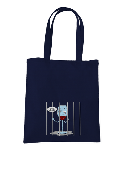 Jsem vinen taška French Navy