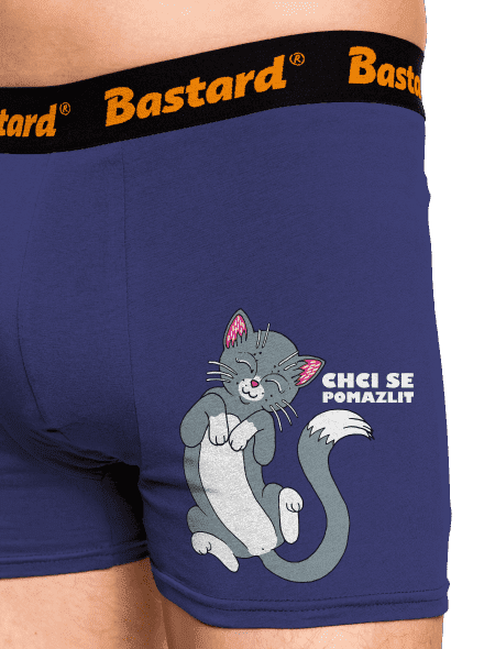 Chci se pomazlit boxerky Blue Navy