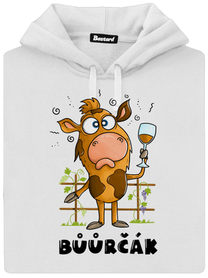 Bůůrčák dámská mikina klokanka White