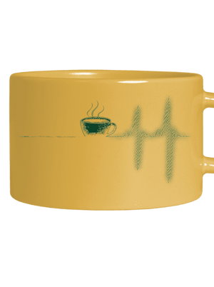 Coffee help hrnek makronka Yellow Macaron