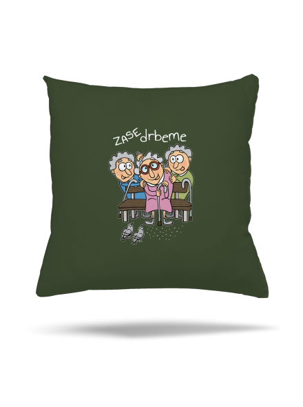 Zase drbeme polštář Olive Green