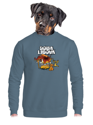 unisex mikina bez kapuce