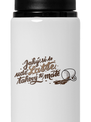 Latte lahev na vodu White