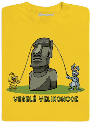Velikonoční Moai dětské tričko Gold