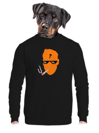 unisex mikina bez kapuce