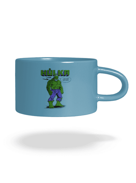 Hůlka hrnek makronka Blue Macaron