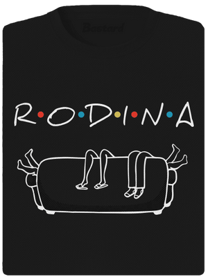 Rodina dámské sportovní tričko Black