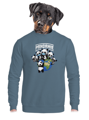 unisex mikina bez kapuce