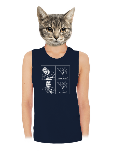 Cimrman: Copak jmelí dámské tílko volné Navy