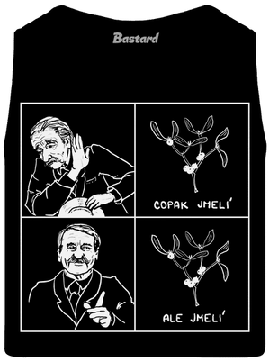 Cimrman: Copak jmelí pánské tílko Black