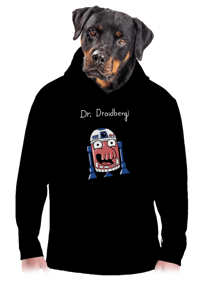 Dr. Droidberg pánská mikina klokanka Black