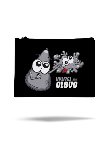 Vylitej jak olovo taštička Black