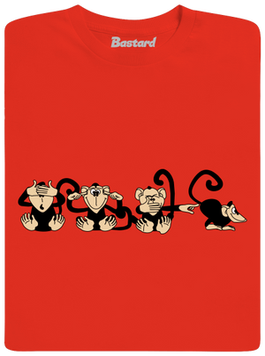 Opice pánské tričko Fiery Red