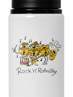 Rock 'n' rollničky lahev na vodu White