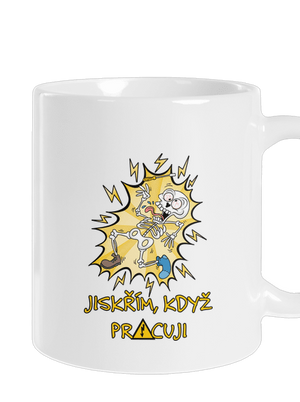 Jiskřím klasický hrnek White