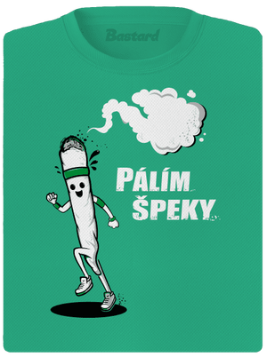 Pálím špeky dámské sportovní tričko Mint Mal