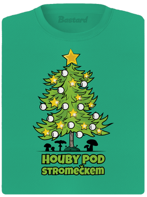 Houby pod stromečkem dámské sportovní tričko Mint Mal
