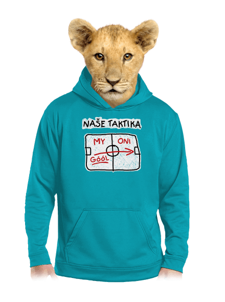 Naše taktika dětská mikina klokanka Hawaiian Blue