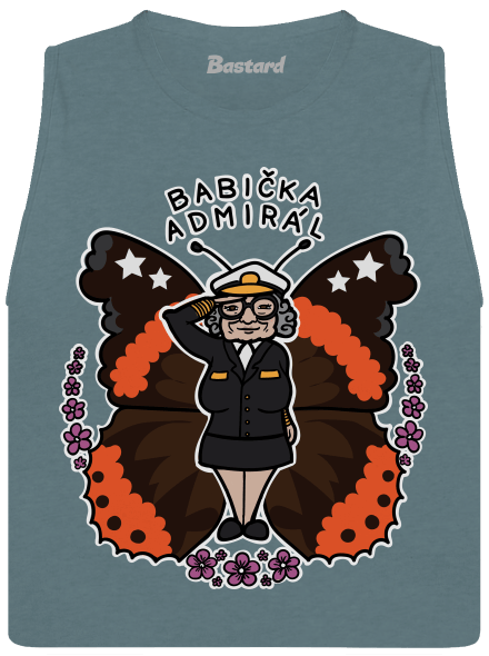 Babička admirál dámské tílko volné Heather Deep Teal