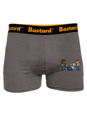 Real Minecraft boxerky Gray Melange