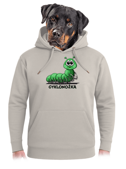 Cyklonožka unisex mikina premium Pastel Macchiato