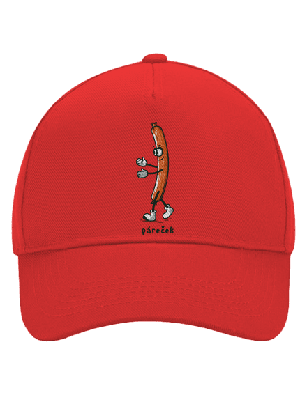 Páreček kšiltovka baseballka Classic Red