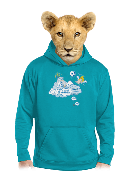 Out dětská mikina klokanka Hawaiian Blue