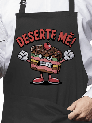 Deserte mě zástěra Dark Grey