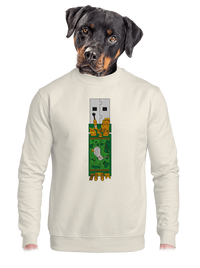 unisex mikina bez kapuce