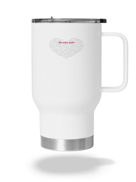 Mé srdce patří termohrnek White